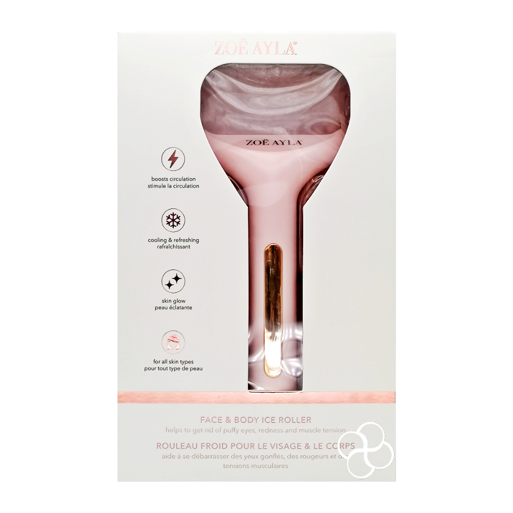 zoe ayla vibrating facial massager Zoe Ayla Vibrating Facial Massage Roller, Face Massager, Rose Gold, 1 Pc main image 1